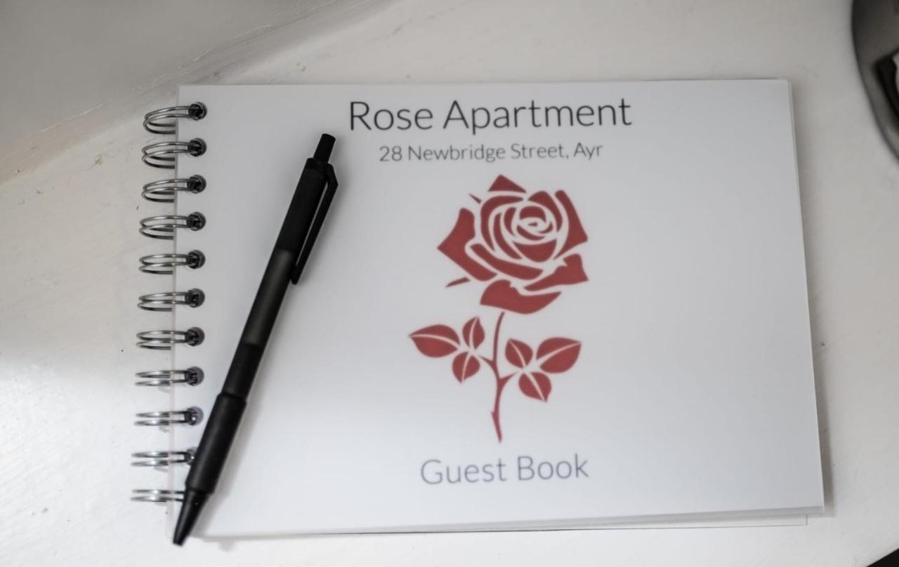 Rose Apartment 2-Bed Town Centre Apartment In Ayr Exteriér fotografie